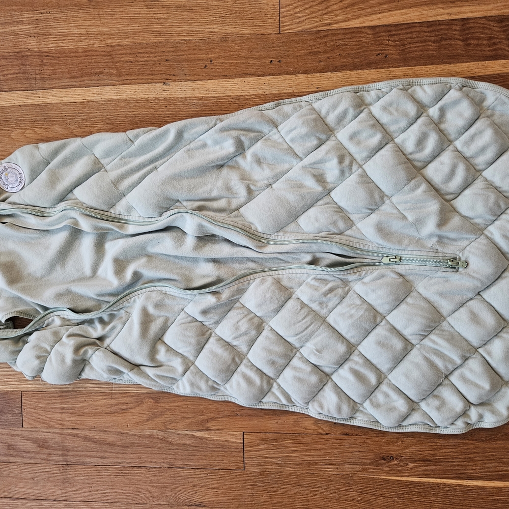 Dreamland Weighted Sleepsack Sleepsac Quilted Sage Light Green Xl 24-36 Months